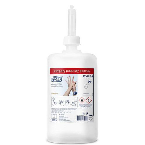 Hydroalcoholische gel Premium - Tork