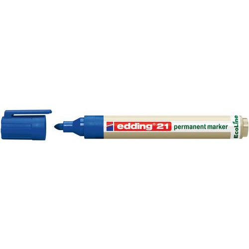 Marqueur permanent Edding Ecoline 21 - Pointe ogive - Edding