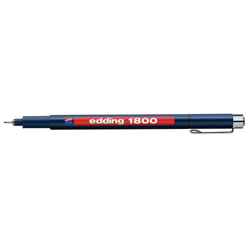 Schrijfstift met dop Edding 1800