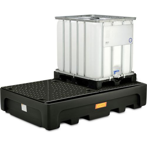 Opvangbak voor 2 IBC - 1100 l - Cemo