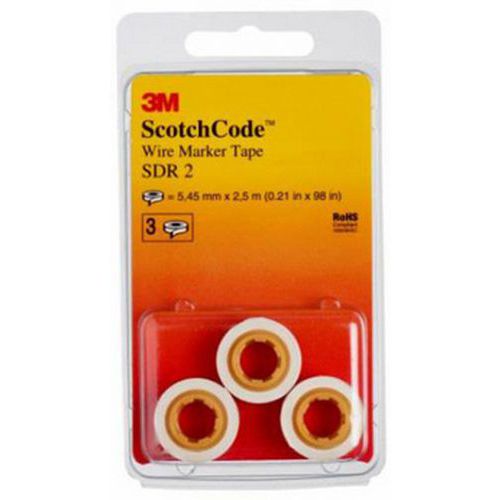 Markeringslint met opdruk voor dispenser STD 0 t/m 9, Scotchcode - 3M