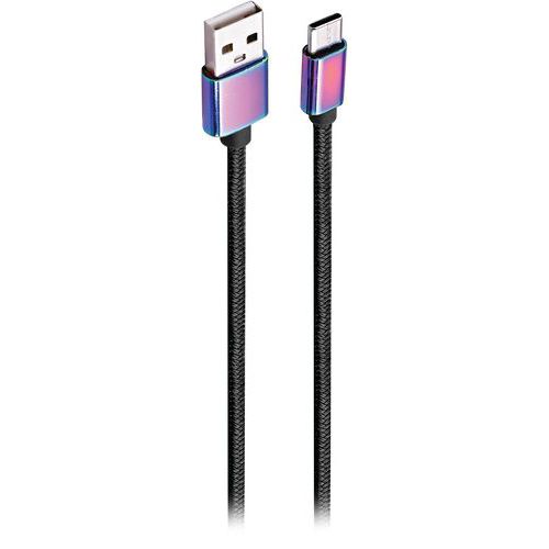 Cable USB-C connecteurs iridium - TNB