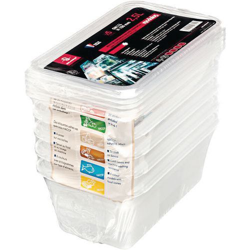 Voedseldoos zware uitvoering Modulus - Set van 8 - Matfer
