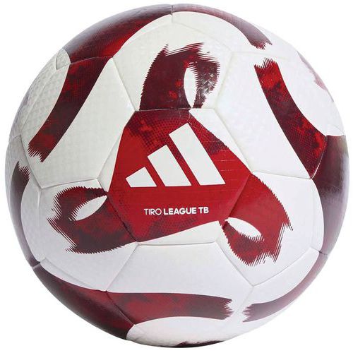Ballon foot - adidas - Tiro League TB Blanc/Rouge foncé Ballon foot - adidas - Tiro League TB Blanc/Rouge foncé