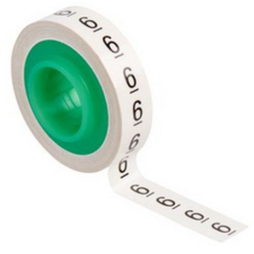 Markeringslint met opdruk voor dispenser STD 0 t/m 9, Scotchcode - 3M