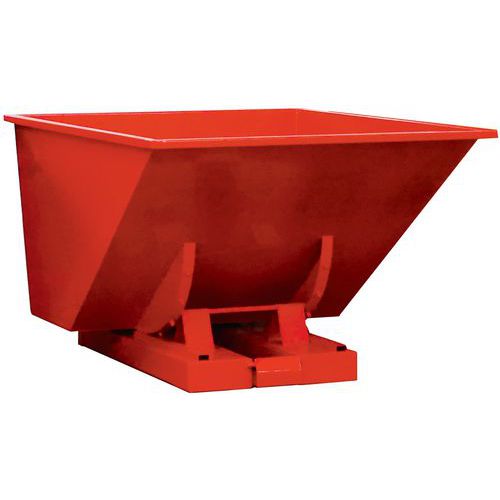 Zelfkantelende kiepcontainer