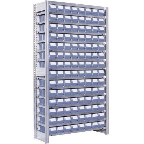 Stelling met ladebakken, RK-serie - Diepte 424 mm