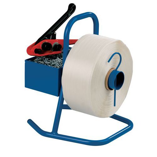 Haspel voor tape van kunststof