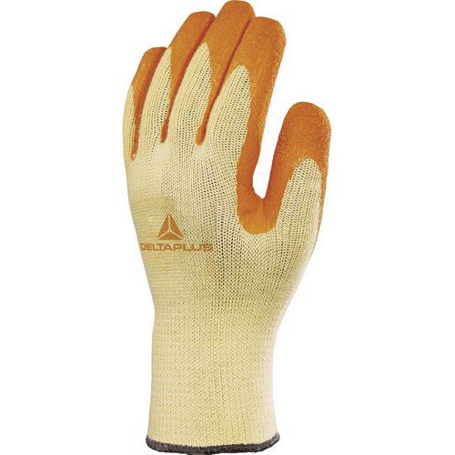 Handschoen gebreid katoen/polyester handpalm latex-coating Handschoen gebreid katoen/polyester handpalm latex-coating