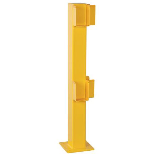 Poteau acier pour barrière de sécurité - Intérieur - Dancop