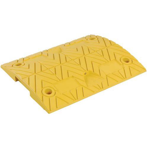 Verkeersdrempel rubber, Model: Centraal element, Geschikt voor: 20 km/u, Type: Modulair, Materiaal: Rubber