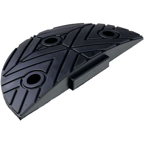 Verkeersdrempel rubber, Model: Beginelement, Geschikt voor: 20 km/u, Type: Modulair, Materiaal: Rubber
