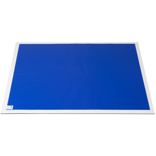 Kleefmat voor cleanrooms eenmalig gebruik - 80 x 60 cm