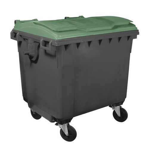 Afvalcontainer 4 wielen - 1100 l - Mobil Plastic Afvalcontainer 4 wielen - 1100 l - Mobil Plastic