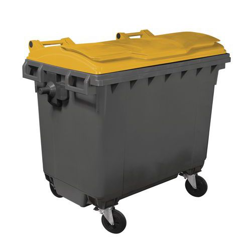 Conteneur à déchets 4 Roues - 660L - Mobil Plastic Conteneur à déchets 4 Roues - 660L - Mobil Plastic
