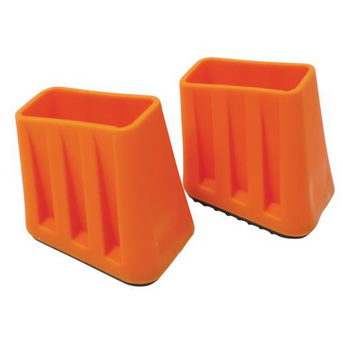 Set van 2 voetjes voor professionele aluminium trap - Manutan Expert