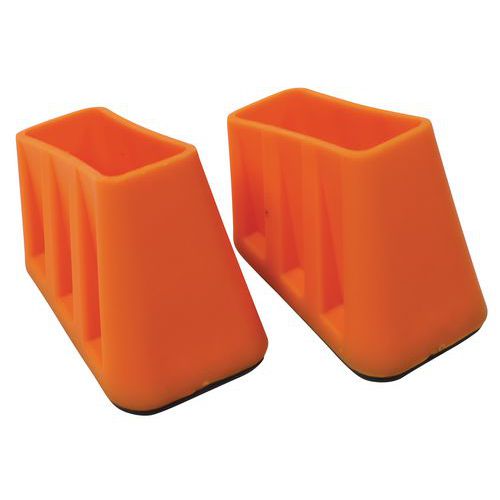 Set van 2 voetjes voor professionele aluminium trap - Manutan Expert