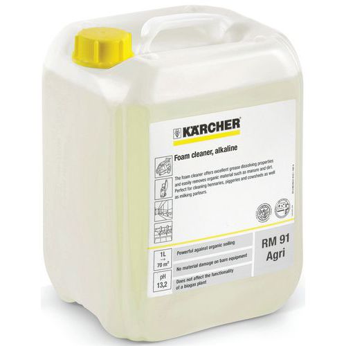 Mousse de nettoyage, alcaline RM 91 AGRI, 10 litres_Karcher