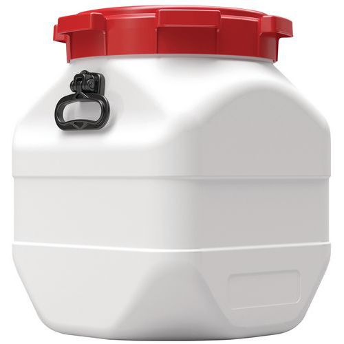 Vat 40 tot 80 l vierkant met grote opening en deksel - Gehomologeerd UN-X - Curtec Vat 40 tot 80 l vierkant met grote opening en deksel - Gehomologeerd UN-X - Curtec
