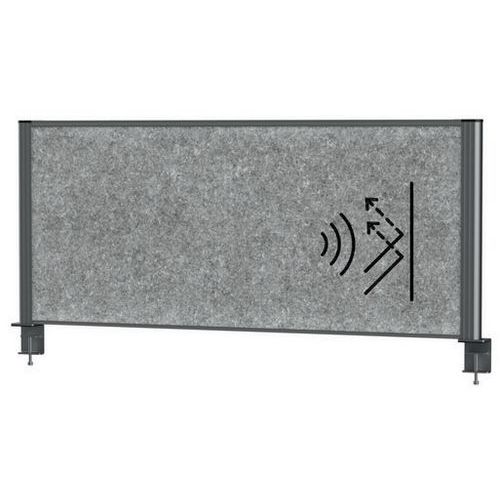 Akoestisch tussenschot voor bureau Connecto 120x50 - Maul Akoestisch tussenschot voor bureau Connecto 120x50 - Maul