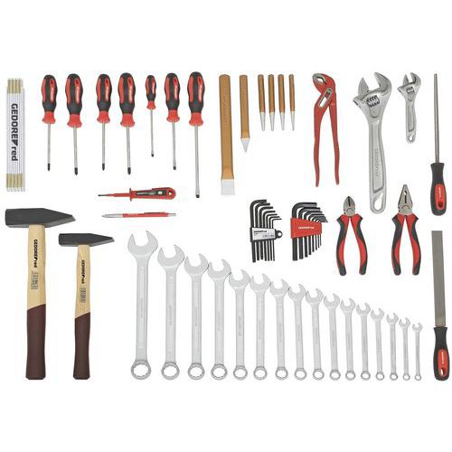Composition d'outils Allround 59 pièces R21000059 - GedoreRed