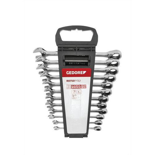 Ringratelsteeksleutelset metrisch R0710 - GedoreRed