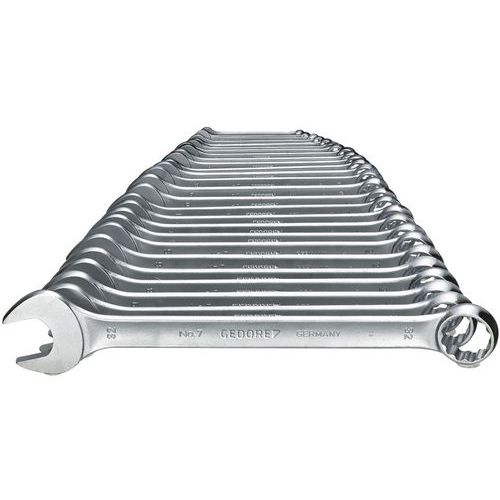 Ringsteeksleutelset metrisch 7 (MM) / 7 (AF) - Gedore