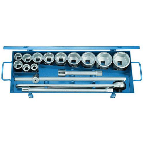 Dopsleutelset 3/4 16-delig, zeskant, 22-60 mm 32GM/D32FMU - Gedore