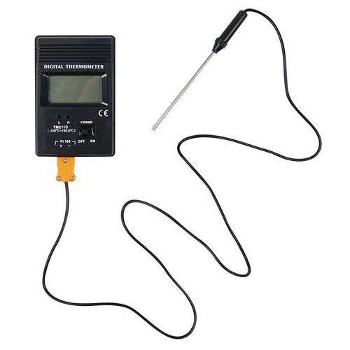Thermometer digitaal met sonde - Manutan