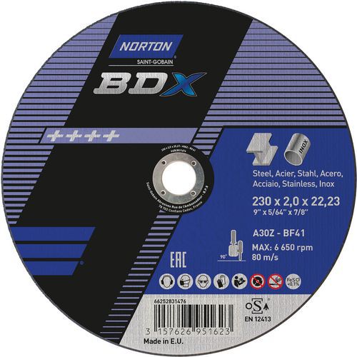 Slijpschijf BDX - metaal - Norton