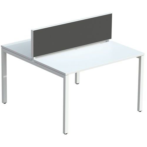 Tussenschot voor bureau Bench EasyOffice stof M1 - Meet By Paperflow
