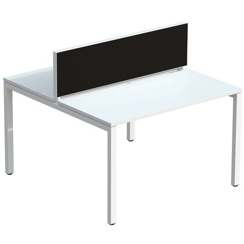 Tussenschot voor bureau Bench EasyOffice stof M1 - Meet By Paperflow