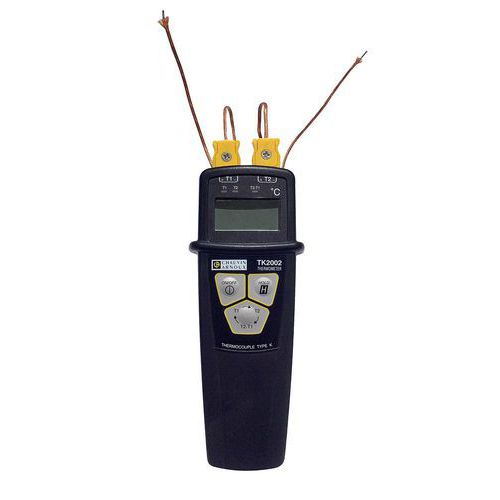 Thermometer 1- of 2-polig thermokoppel type K - Chauvin Arnoux Thermometer 1- of 2-polig thermokoppel type K - Chauvin Arnoux