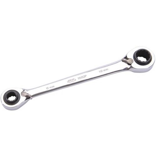 Clé polygonale cliquet 4 en 1