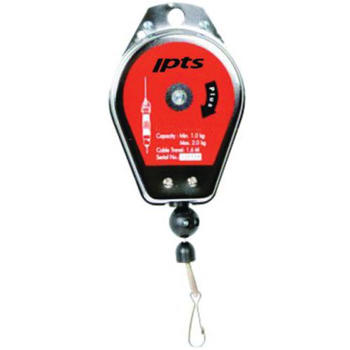 Veerbalancer, Min. draagkracht (Gewicht): 0.6 kg, Max. draagkracht (Gewicht): 1.5 kg, Totale breedte: 45 mm