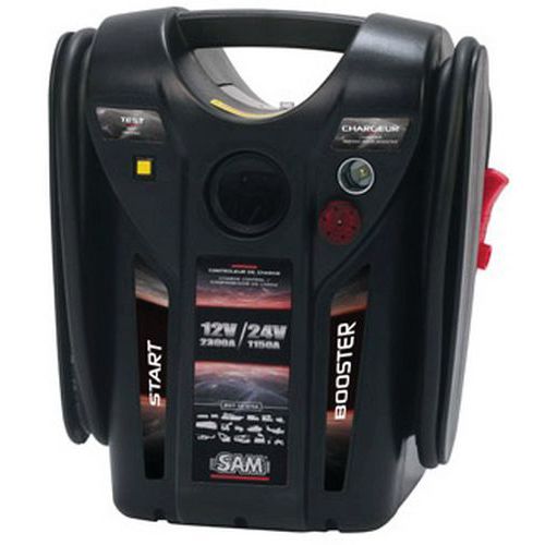 Startbooster Auto/Bestelwagen/ Vrachtwagen, Gewicht: 24 kg, Type nr.: BST-12-24A