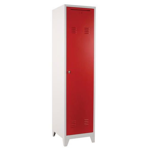 Vestiaire XL - 1 colonne largeur 500 mm - Sur pieds - Manutan Expert