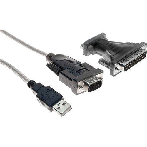 Adaptateur USB 2.0 A SERIE DB9/DB25 DACOMEX
