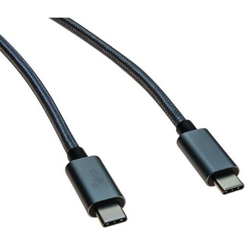 Cordon USB 3.1 Gen2 Type-C et Type-C noir 1,0 m