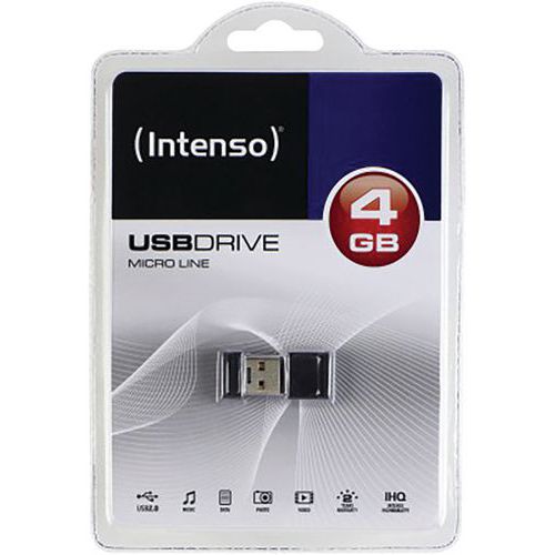 USB 2.0 stick Micro Line - 4GB INTENSO