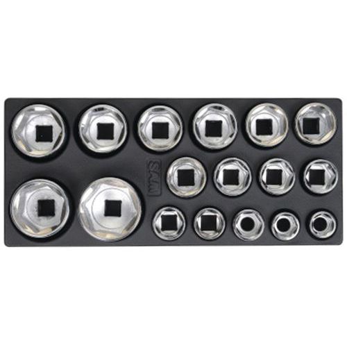 Module mousse 17 outils 3/4'' 6 pans Module mousse 17 outils 3/4'' 6 pans