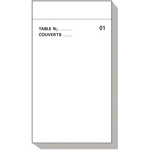 Doorschrijfblok voor café-restaurant drievoud FR - Set 50 - Matfer Flo