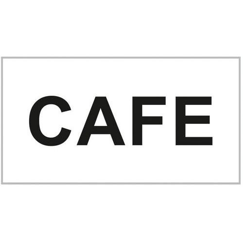 Étiquette adhésive inscription Café - Lot de 10 - In Situ