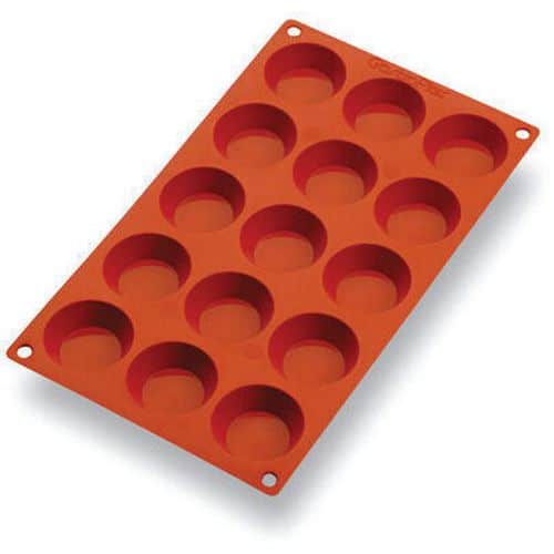 Plaque silicone de 15 tartelettes Gastroflex - Matfer