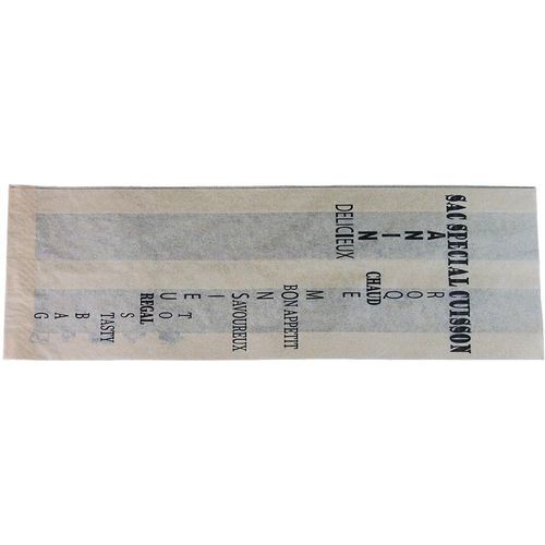 Panini zak van papier Bedrukt - Set van 1.000 - Matfer