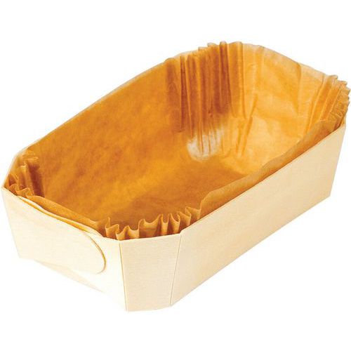 Moule pain nordique avec caissette papier - Lot de 200 - Matfer Flo
