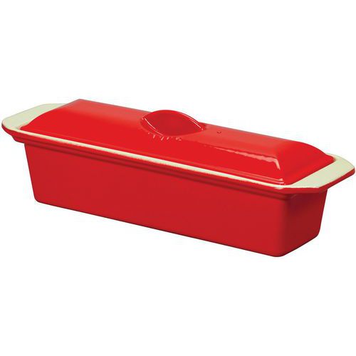 Terrine avec couvercle Le Chasseur - Rouge - Matfer Terrine avec couvercle Le Chasseur - Rouge - Matfer