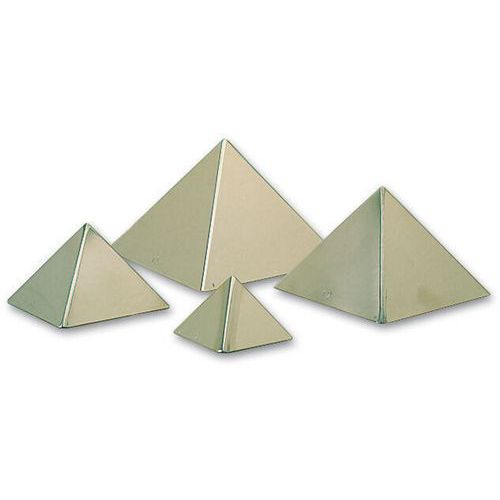 Piramidevorm rvs met vierkant basis - Set van 6 - Matfer