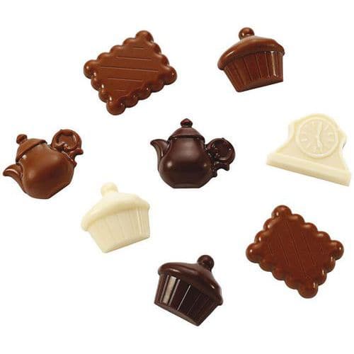 Plaque chocolat pour 24 formes à L'heure du Thé - Matfer