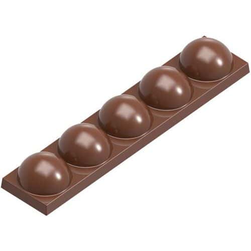Chocoladeplaat voor 8 K. Kugel mini reep - Matfer